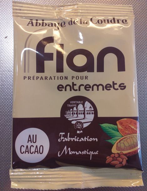 Préparation pour entremets saveur cacao Abbaye de la Coudre 45g